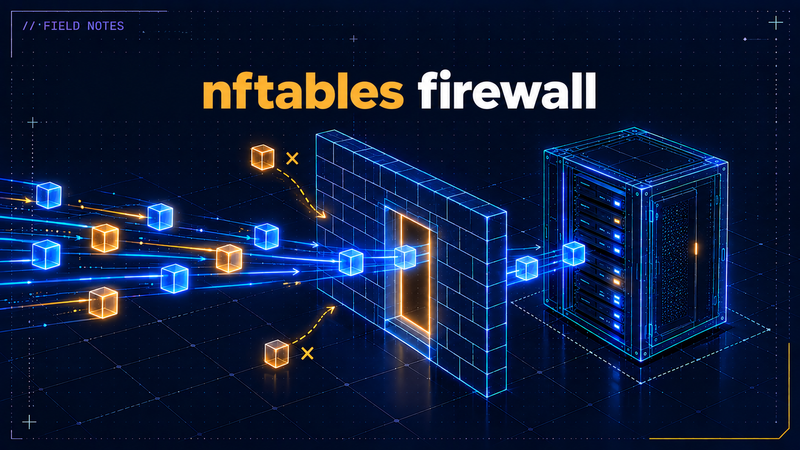 Article cover: an nftables firewall on a VPS
