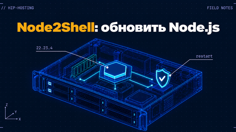 Обложка статьи: Node2Shell и обновление Node.js